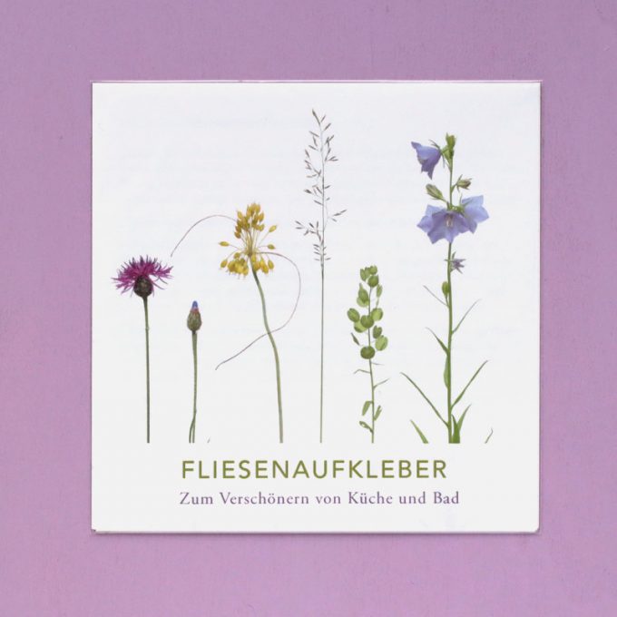 Fliesenaufkleber "Wiese, bunt"