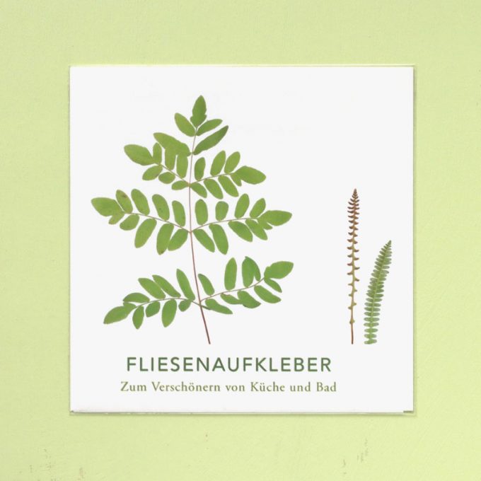 Fliesenaufkleber "Farn"