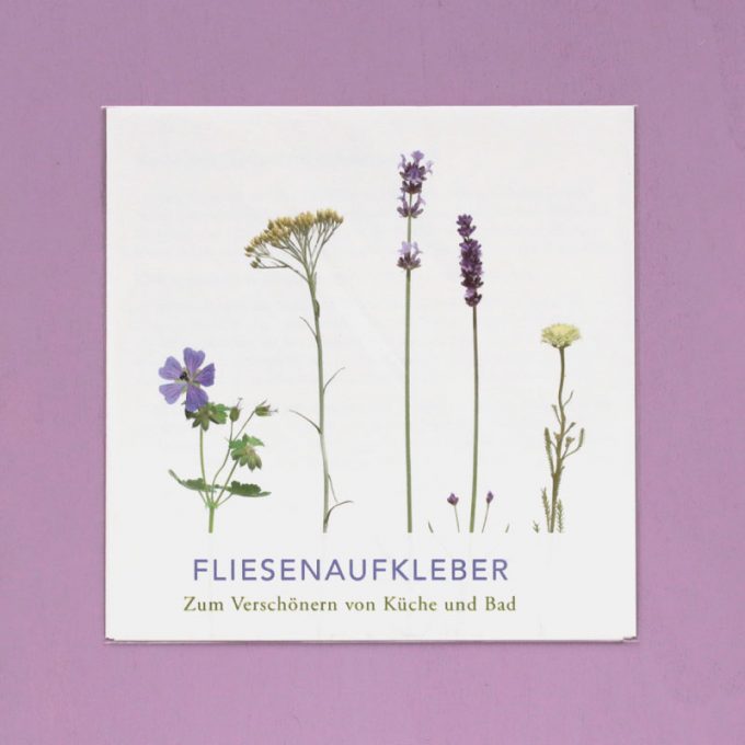 Fliesenaufkleber "Bienenwiese"